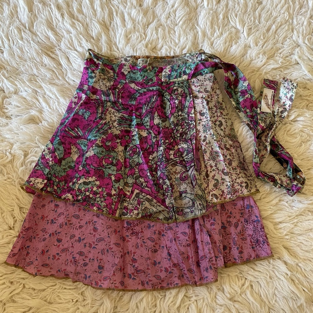Hindi wrap skirt